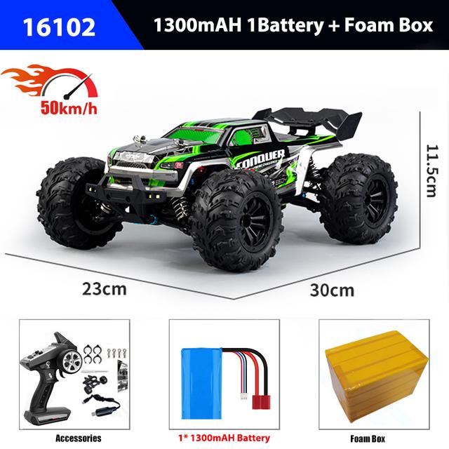 1/16 70 км/ч 4WD Радиоуправляемая машина 2,4 ГГц Высокоскоростное Дистанционно Управляемое Транспортное средство Бесколлекторный Двигатель Гонки Взбирание по Препятствиям Внедорожный Гусеничный Танк Игрушки для Взрослых