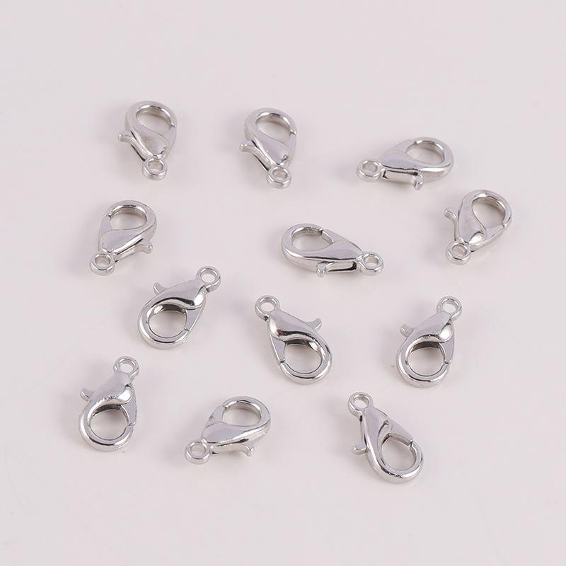 Браслет и ожерелье с позолотой 18 карат, застежки-лобстеры – аксессуары для самостоятельного изготовления ювелирных изделий, пружинные застежки.