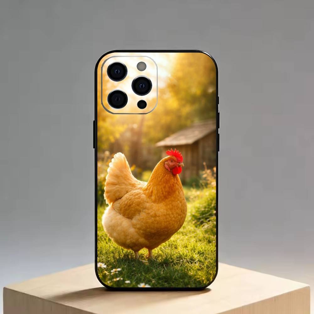 Chicken222 Phone Case Silicone Soft For IPhone 17 16 15 14 13 12 11 X XR Plus Pro Max Plus