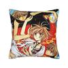 Tsubasa Sakura Syaoran Pillow Case  Comfy Pillow Cover Kawaii Pillowcases For Sofa Home Decor