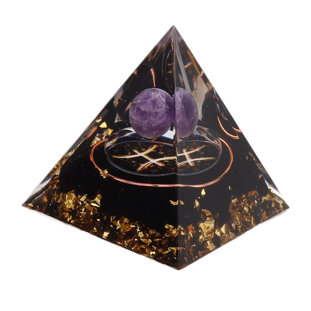 5cm Orgonite Pyramid for Positive Energy Healing Crystal Pyramid Meditation Orgonite Pyramids