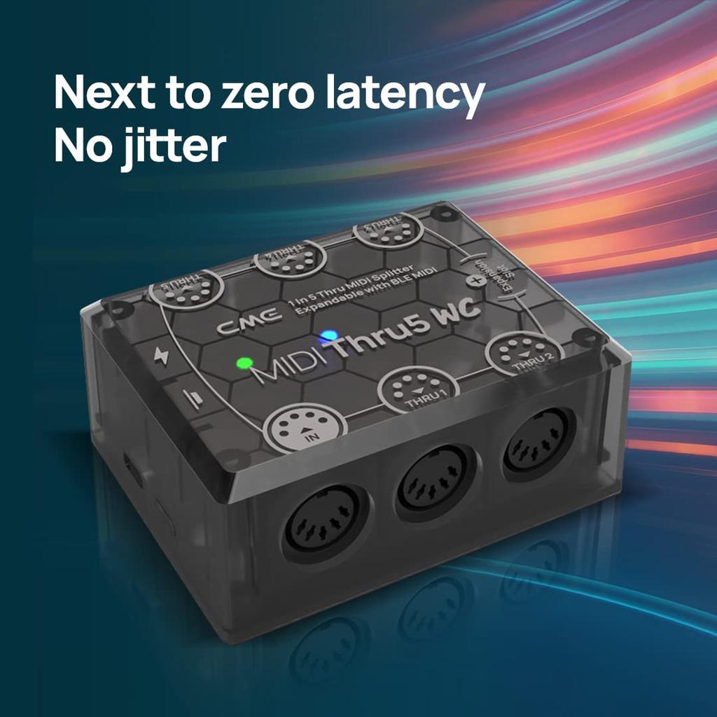 CME MIDI Thru5 WC 1 In 5 Out MIDI Interface High Speed MIDI Thru To Transfer All MIDI Data Precision 1 To 5 MIDI Splitter - - -
