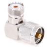 Uhf So-239 Female To Uhf Pl-259 Male Right Angle 90 Degree Rf Connector