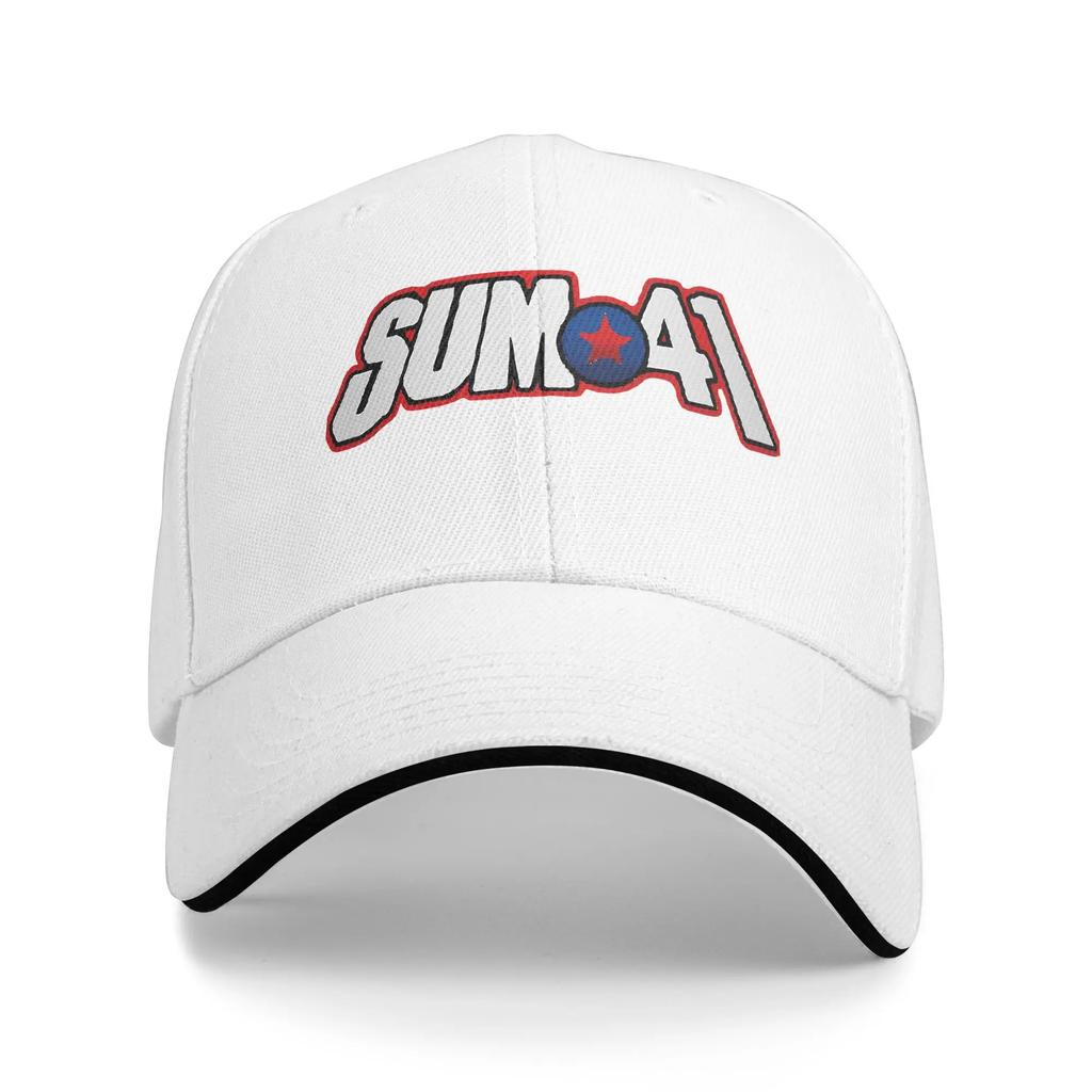 Новое поступление Бейсболка Sum 41 Логотип Рок-группы Аксессуары Для Унисекс Женщин Гольф Кепка Классическая Панк-музыка Головной убор Регулируемый
