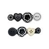 SIO SIO BUTTON HAIR PIN [HEART]