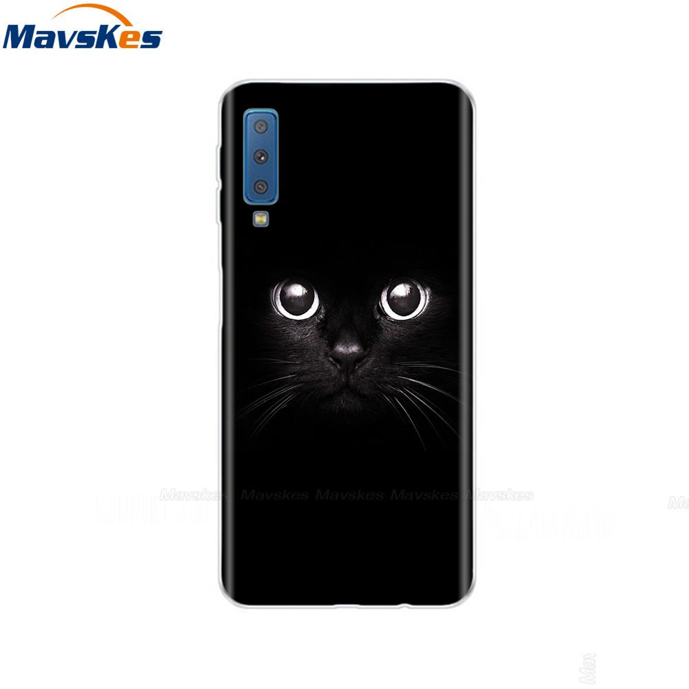 Силиконовый Чехол Для Samsung Galaxy A7 2018 Чехол A750 A750F Чехол 6.0' ТПУ Чехол для Телефона Для Samsung A 7 2018 750 750F Fundas Coque