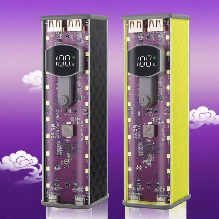Удобный набор PowerBank на 8 слотов 18650 Без пайки Пластиковая конструкция Энергетическое решение