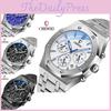 Chenxi Multi-function Sports Watch For Men Waterproof Quartz Watch With Steel Strap