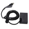 Type C LP‑E17 Full Decoding Dummy Battery DC Coupler Power Adapter for RP 760D 750D 800D Camera