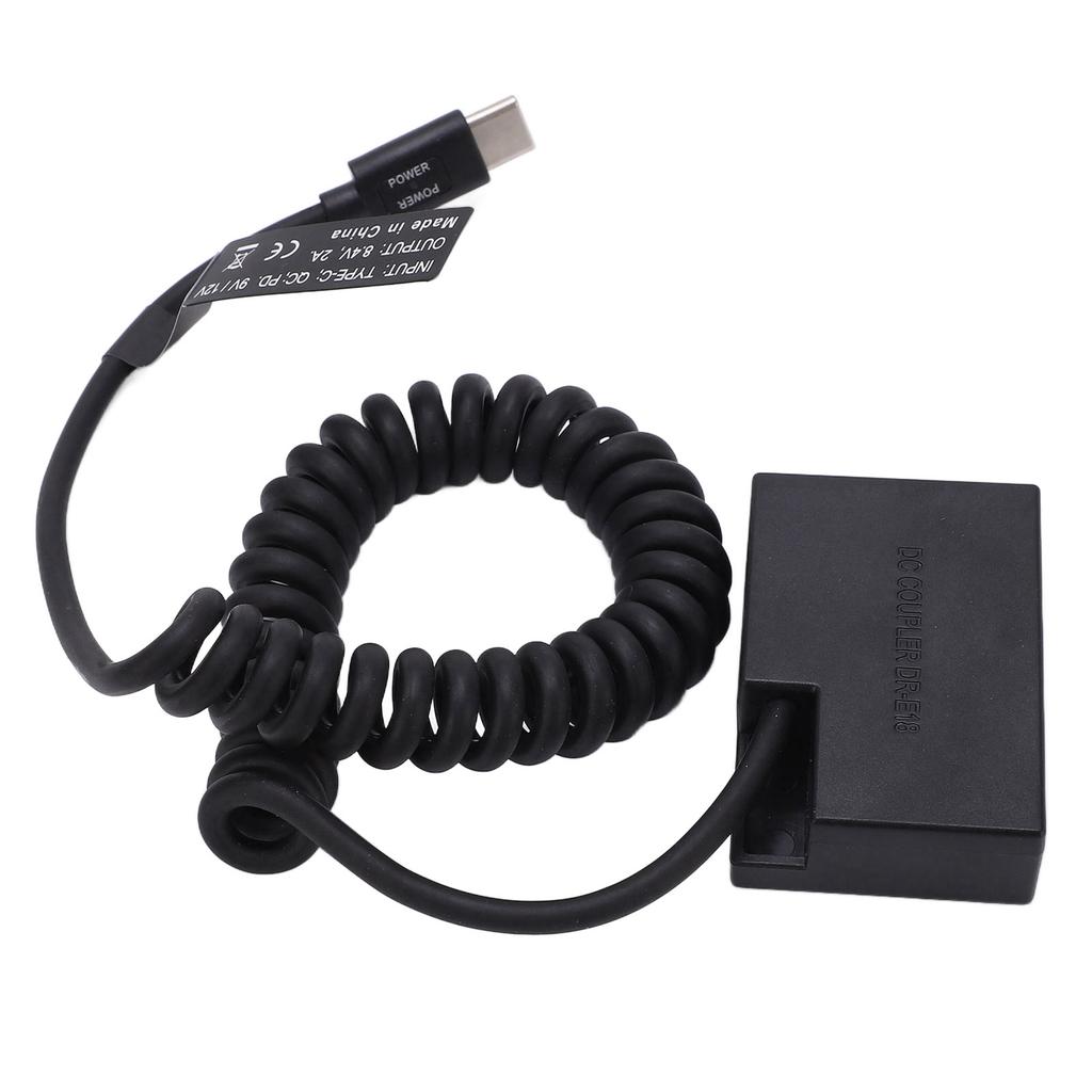 Type C LP‑E17 Full Decoding Dummy Battery DC Coupler Power Adapter for RP 760D 750D 800D Camera