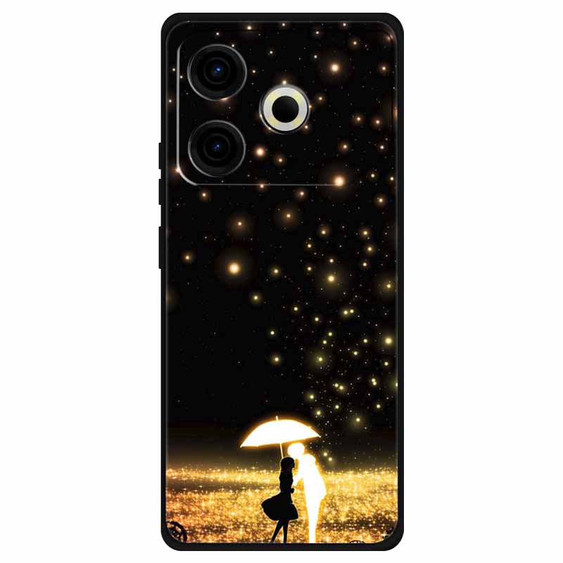 Чехол для Tecno Pova 6 Neo Силиконовый Мягкий Цветок Космос Модный Чехол Для Tecno Phantom X2 Pro Чехлы Пейзажная Краска Чехлы Милые