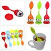 Household Creative Silicone Tea Strainer Sweet Leaf Pattern Tea Filter Teapot for Loose Leaf Herbal Spice Filter Accessories