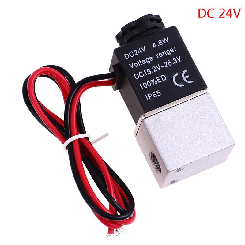 Электромагнитный клапан 12 В, 24 В, 110 В, 220 В, 380 В, 1/8 дюйма, 2-ходовые пневматические клапаны прямого действия