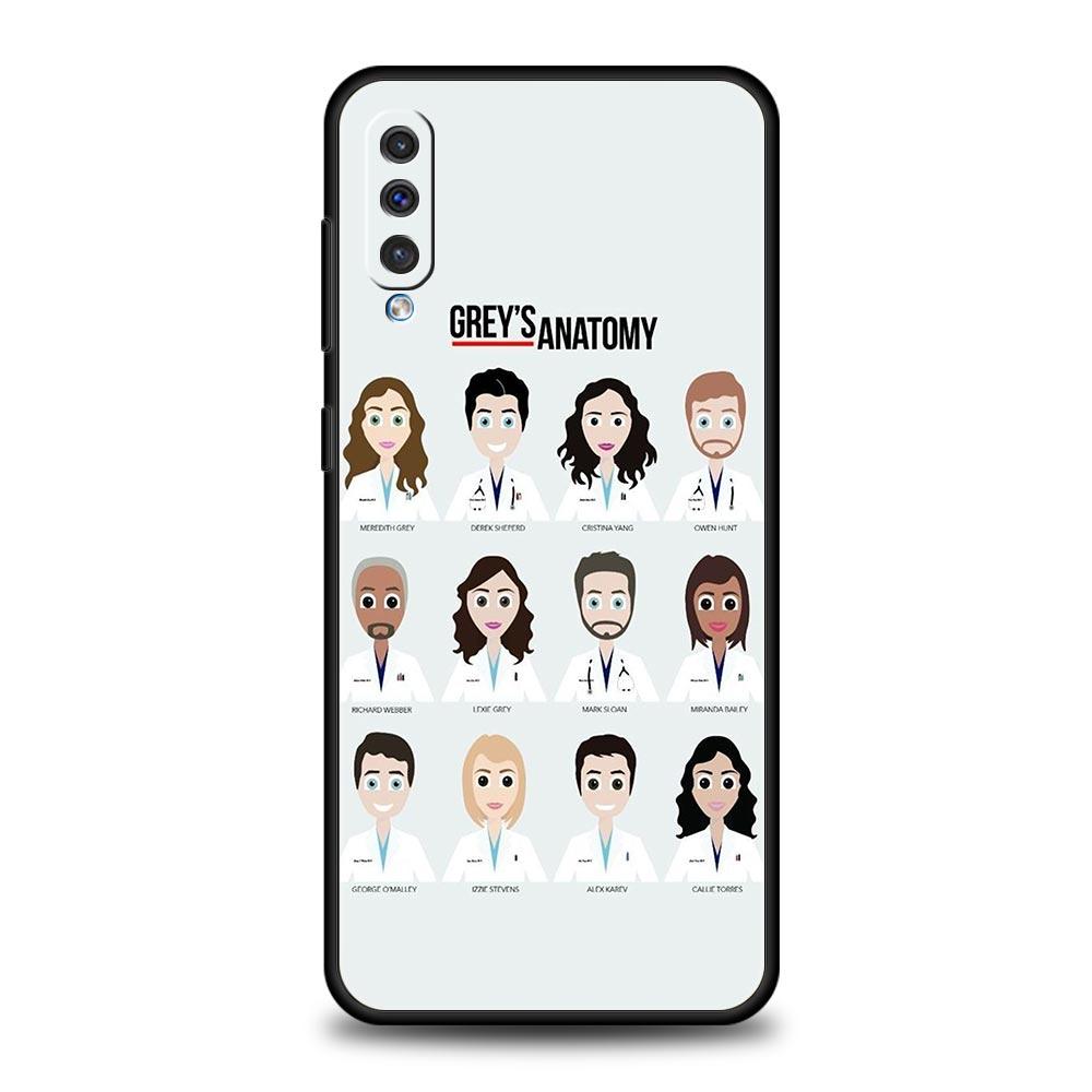 Чехол для телефона Grey's Anatomy для Samsung Galaxy A56 A36 A26 A16 A34 A24 A42 A22 A20 A12 A40 A30 A10 5G Мягкий TPU Чехол-оболочка Fundas