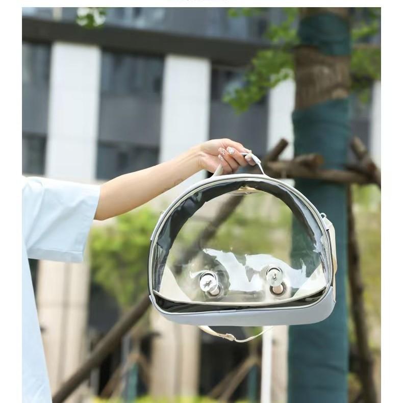 Bird backpack for cockatiels, hamster bag, transparent birdcage, small cat, guinea pig, parrot, and rabbit travel bag