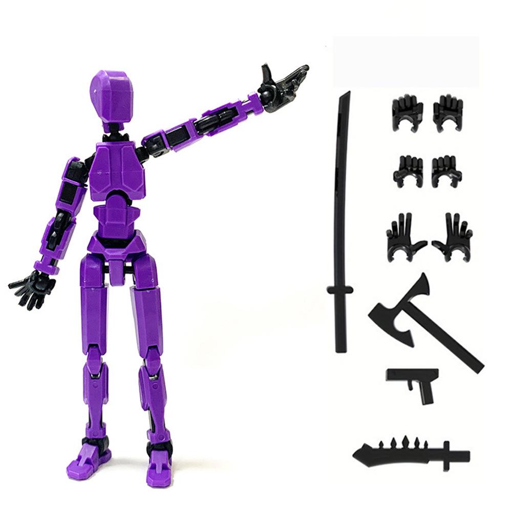 Игрушка-кукла Lucky Doll, напечатанная на 3D-принтере: 13 подвижных суставов, кукла-самоучитель 3-го поколения для декомпрессии