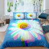 Желтый ромашка пододеяльник комплект милый цветочный комплект постельного белья для детей девочек садовые цветы королевский пододеяльник с наволочкой