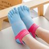 1 Pair of Cotton Five Finger Socks EU36-40 Women's Short Socks Five Toe Socks  Spring Summer