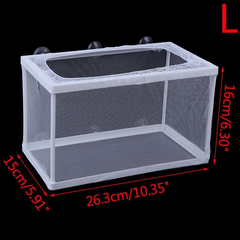 Fish Breeding Incubator Net Hanging Fish Hatchery Isolation Box For Aquarium