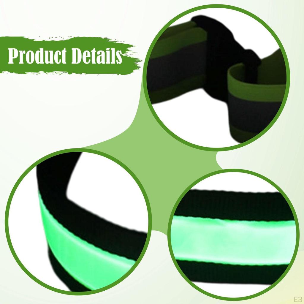 LED Reflective Belt for Night Running Flashing Cycling Gear Warning