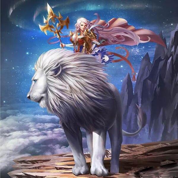 17 Style Full Round Drill Diamond Mosaic Lion Animals Diamond Painting Cross Stitch Wild Animal 5D DIY Diamond Embroidery Decor