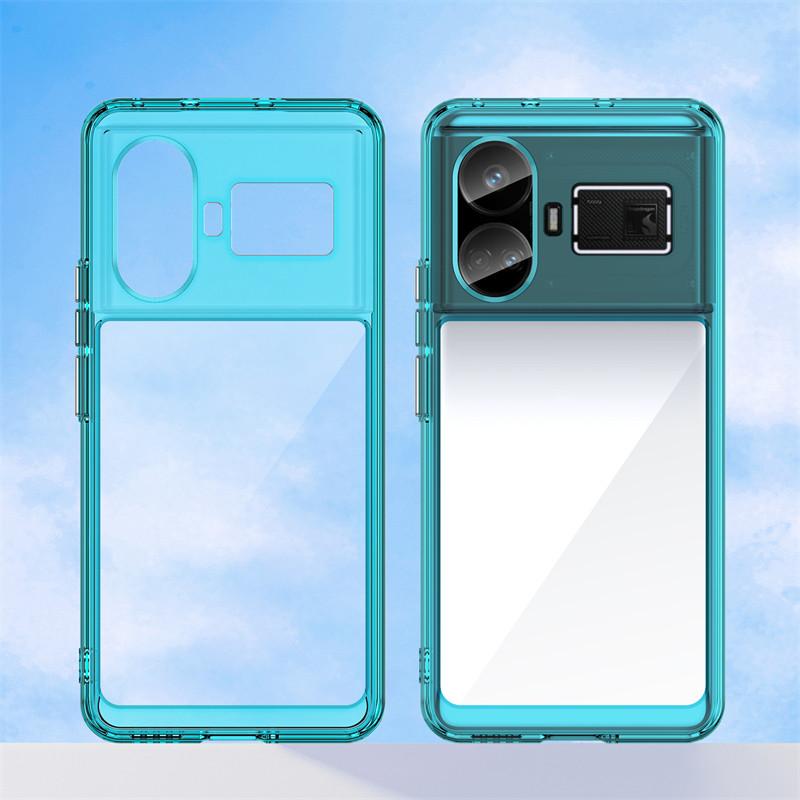 HATOLY для Realme GT5 чехол Realme GT GT5 чехол роскошный прозрачный чехол для ПК противоударный силиконовый защитный чехол для телефона Realme GT5