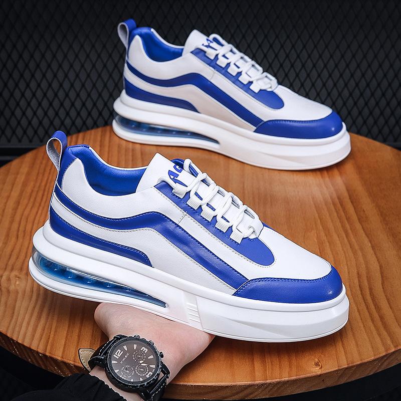 Распродажа мужских ботинок с толстой подошвой и воздушной подушкой, белые туфли, мужские простые спортивные и любительские туфли для сноубординга, модные весенние универсальные туфли