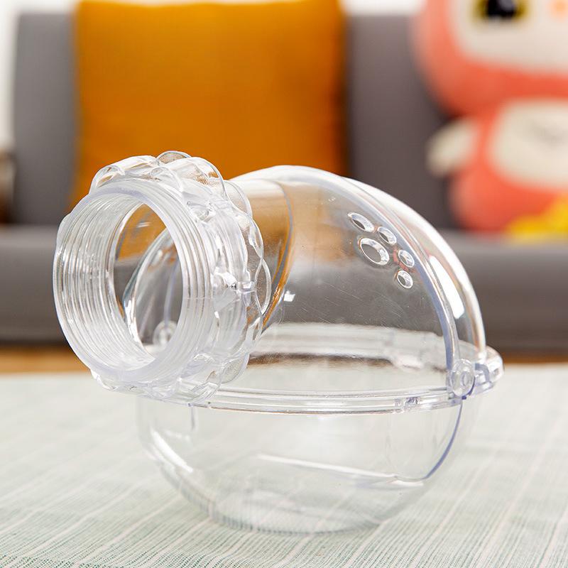 Hamster External Bathroom Multifunctional Anti Splash Sand Modification Bathhouse Sauna Sandbox Acrylic Large Space Pet Supplies