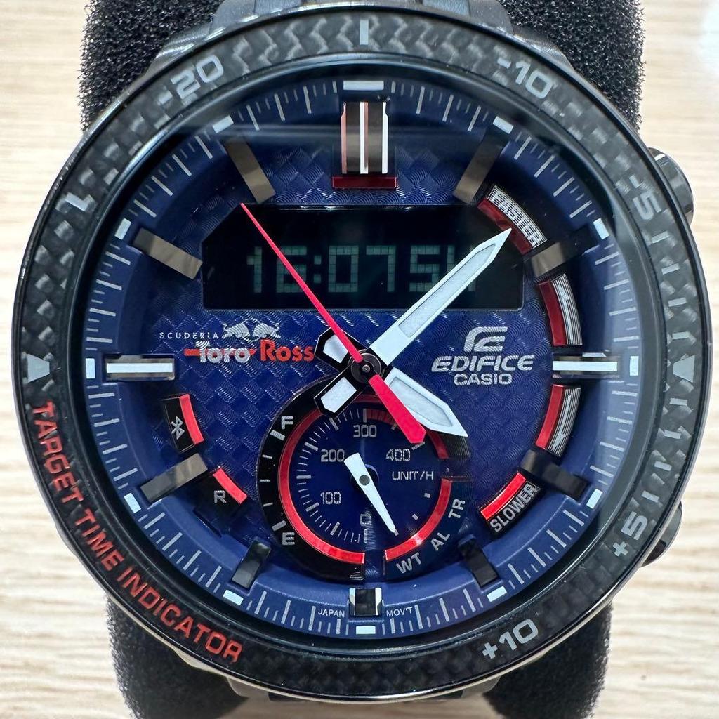 Подержанные часы Casio Edifice Toro Rosso Limited Edition, Рабочее состояние