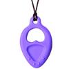 Agaphra Moms кулон-сердечко, прорезыватель для зубов, фиолетовый, 1 шт., корейские детские товары