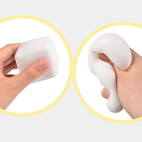 Игрушка для снятия стресса, сжимающая тофу, медленный отскок, игрушка-фиджет из тофу, не деформируется, портативная, развлекательная, реалистичная игрушка из тофу для детей и взрослых