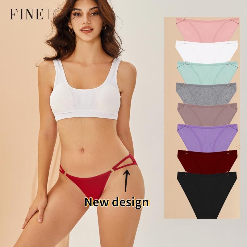 FINETOO Hip Stretch Panties for Women Cotton Seamless Panty Full Ladies Soft Underwear