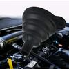 1pc Universal Car Gasoline Oil Fuel Funnel Auto Washer Fluid Change Funnel Car Engine Liquid Funnel Foldable Car Accessories
