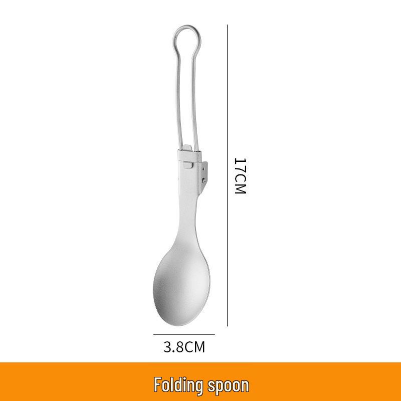 Portable Pure Titanium Sherpa Folding Bowl for Camping and Picnics