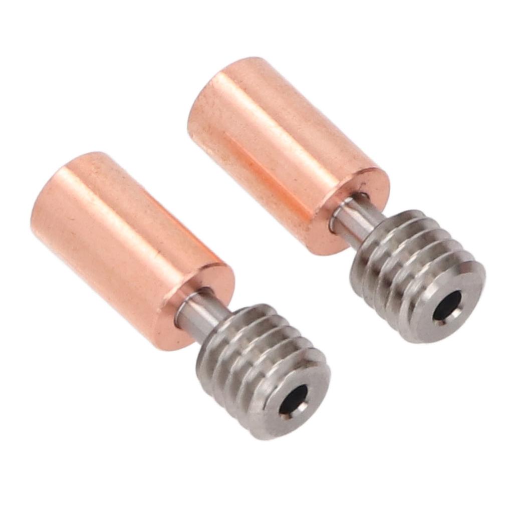 2Pcs Bi Metal Heat Break Ti Alloy Copper Bimetallic Heatbreak for K1 K1 Maximum Ender3 V3 KE 3 S1