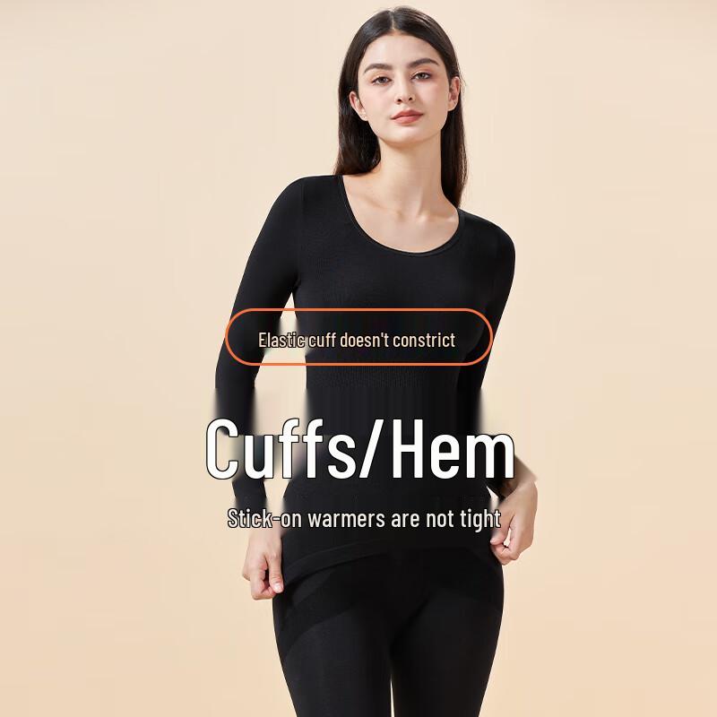 Langsha Women's Seamless Body-Shaping Thermal Underwear Set