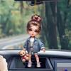 Подвеска для зеркала автомобиля Акриловая Декоративная Серия Девушки Мультяшный Стиль Для Декора Салона Автомобиля
