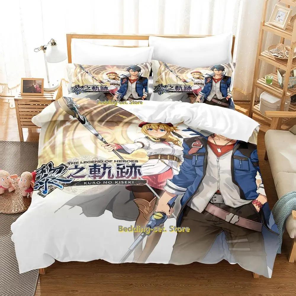 Новый Постельный набор The Legend Of Heroes Kuro No Kiseki 2 Односпальный Полуторный Двуспальный Кинг-сайз Набор для кровати Взрослый Детский Спальня Комплекты пододеяльников
