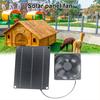 Solar Panel Fan Low Noise Design 6W High-Power A-Class Single Crystal Silicon