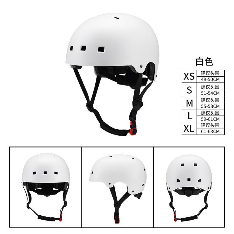 Adjustable Bike Helmet Adults Kids Skateboard Scooter Balance Safety Half EPS ABS Black White