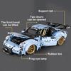1:8 Technical Widebody Super Race Car 10295 Building Blocks City Speed Sport Vehicle Bricks MOC Assemble Toys For Boys Kid Gifts