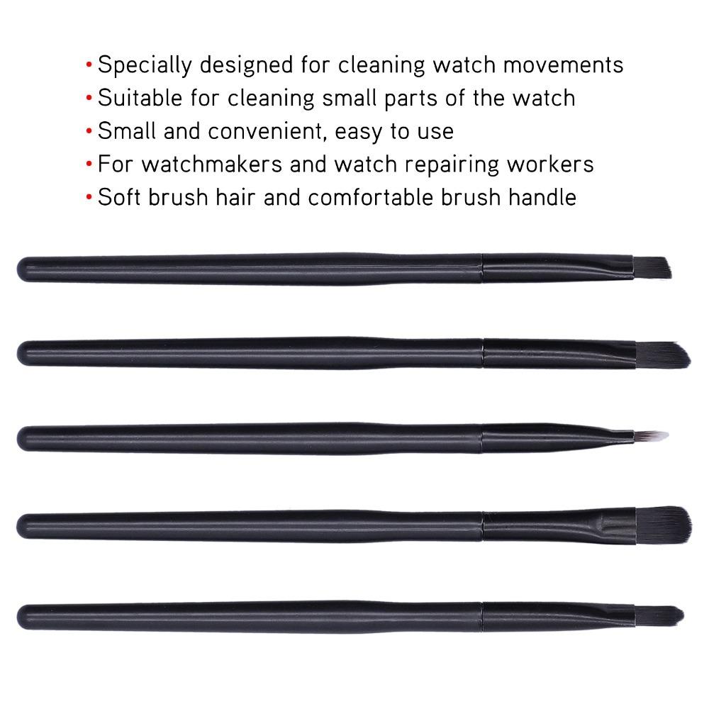 5PCS Cleaning Set Watch Cleaning Brush Small Part Brush Soft Brushes Set  Part Cleaning