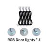 RGB "LED Lamp"App Ambient Lights Accessories 4 wire LED Light Strip Door Light Storage Light Footlight Main/Sub Controller Parts