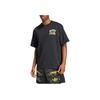 adidas Оригинальные SS25 Приятные к коже Удобные Мягкие Модные Влагоотводящие Футболки с коротким рукавом Мужские Топы Черный KA4554