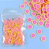 10g Nail Art Decoration Heart Fruit Candy Slices Polymer Clay Nail Charms Manicure Accessory for DIY Resin Silicone Mold Filler