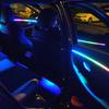 Универсальный светодиодный светильник Symphony Car Ambient Light 64 RGB Color Car Interior Acrylic Light Guide Decoration Atmosphere Light 18/10/6 в 1