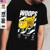 DOLDOL Woops-T-113 Футболка с графическим принтом персонажа 'Кот Oops' для скейтбординга