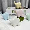 Luxury Style Elephant Ceramics Crafts Model Modern Art Animal Feng Shui Decor Office Accessories