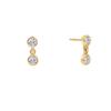925 Sterling Silver Style Crystal Zircon Piercing Cartilage Stud Earrings for Women Ladies Earings Jewelry Pendientes
