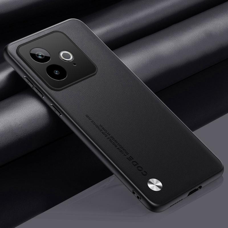 Luxury PU Leather Case For Realme GT7 GT 7 T Back Cover Silicone Shockproof Full Protection Phone Case For Realme GT 7T GT7T 5G